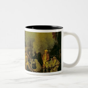 Gypsy Encampment Two-Tone Coffee Mug