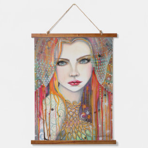 Gypsy Fantasy Boho Artwork by Molly Harrison Hanging Tapestry