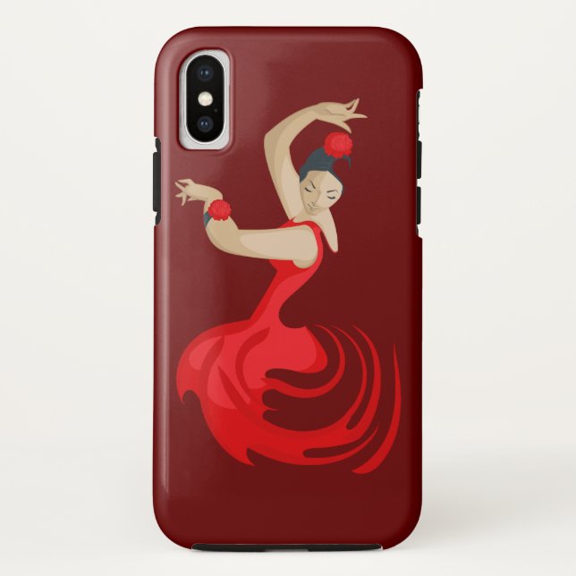 Gypsy Flamenco Dancer Case-Mate iPhone Case (Back)