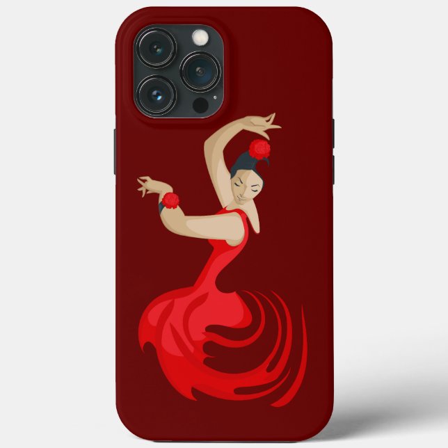 Gypsy Flamenco Dancer Case-Mate iPhone Case (Back)