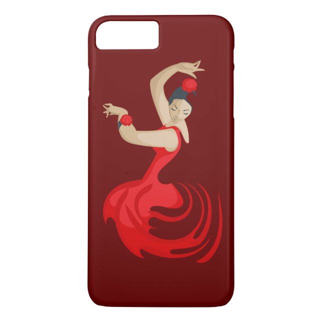 Gypsy Flamenco Dancer Case-Mate iPhone Case (Back)