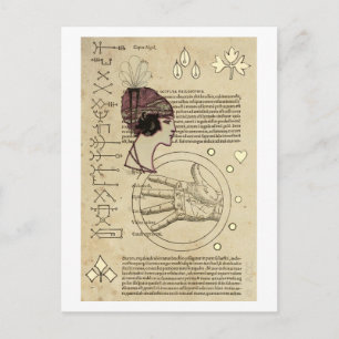 Gypsy Fortune Teller Postcard