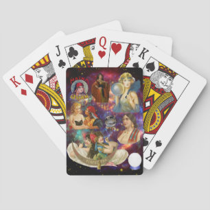 Gypsy Fortune tellers Psychics Vintage Art Playing Cards