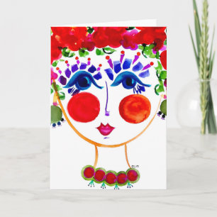 Gypsy Garden Girl Peony - Carte de note