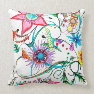 Gypsy Garden Throw Pillow