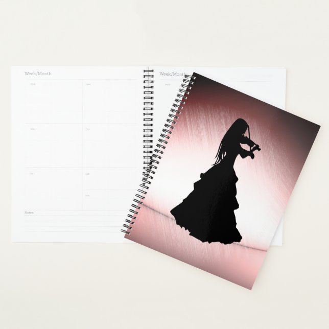 Gypsy Girl Plays Violin Planner (Display)