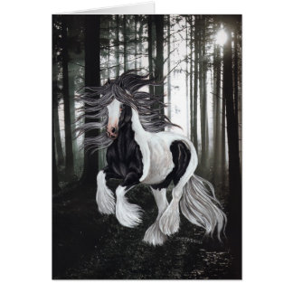 Gypsy Horse in the Forest