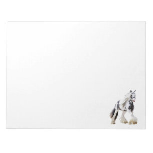 Gypsy Mare Stallion Draft Horse Notepad