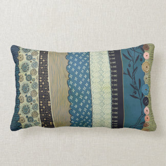 Gypsy MoJo Pillow - Blue and Tan