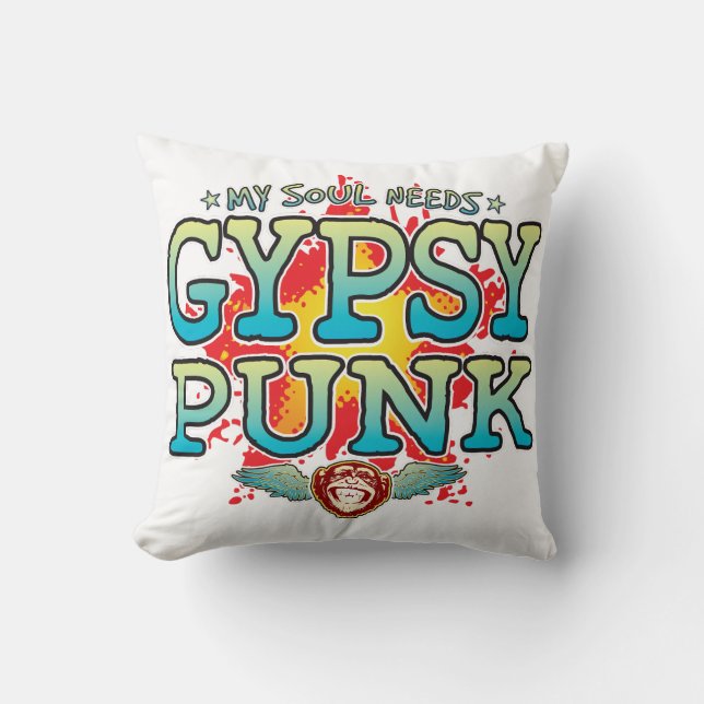 Gypsy Punk Soul Cushion (Front)