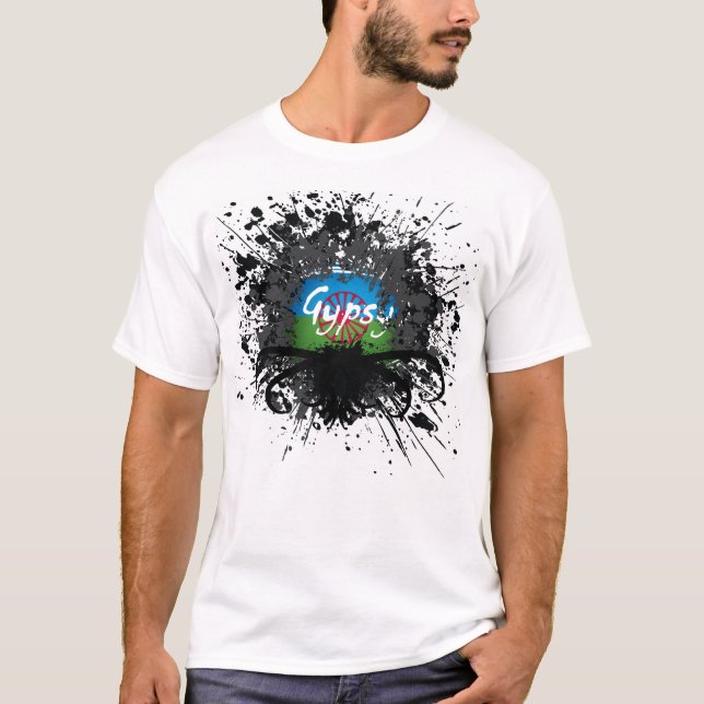 Gypsy Splatter Photo - Customized T-Shirt (Front)