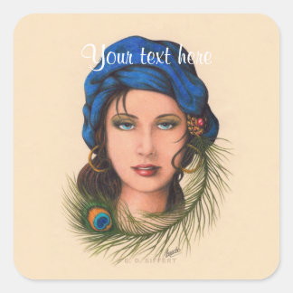 Gypsy Square Sticker