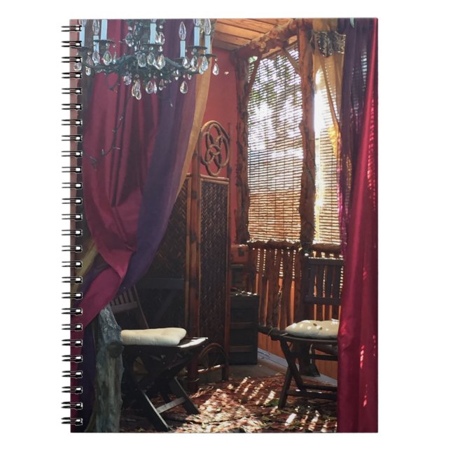 Gypsy Theatre with Chandelier welcomes you! Notebook (Front)