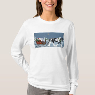 Gypsy Vanner and Santa Claus Christmas Shirt