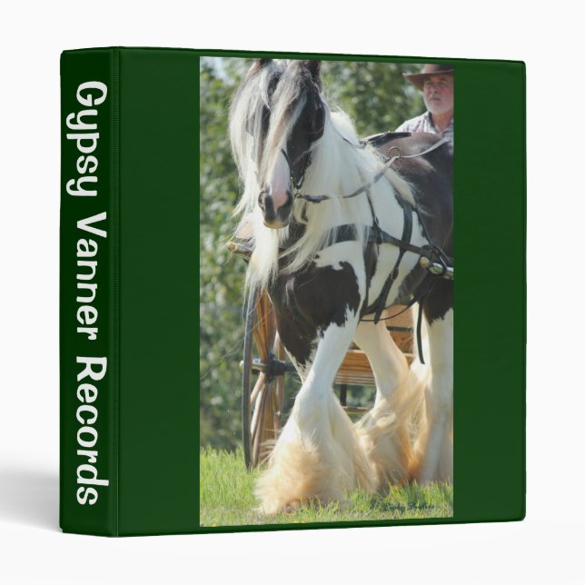 Gypsy Vanner Binder (Front/Spine)