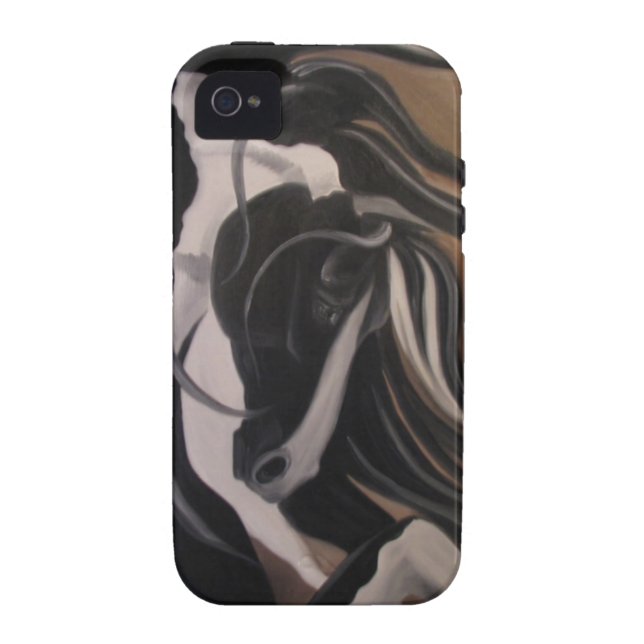 Gypsy Vanner Case-Mate iPhone Case (Back)