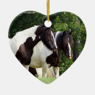 Gypsy Vanner Ceramic Ornament