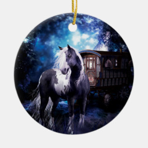 Gypsy Vanner Dreams Ceramic Ornament