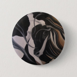 Gypsy Vanner I 2 Inch Round Button