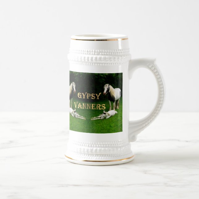 Gypsy Vanners Beer Stein (Right)