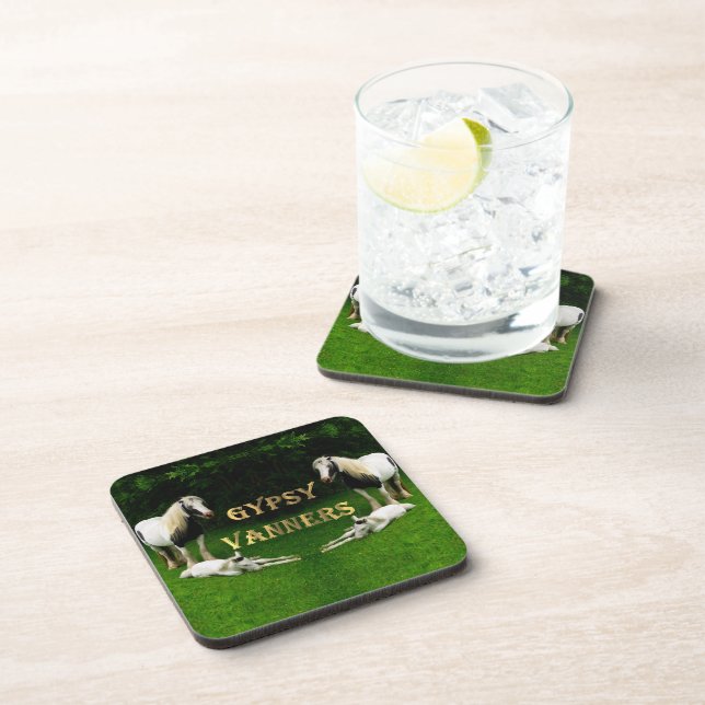 Gypsy Vanners Drink Coaster (Right Side)