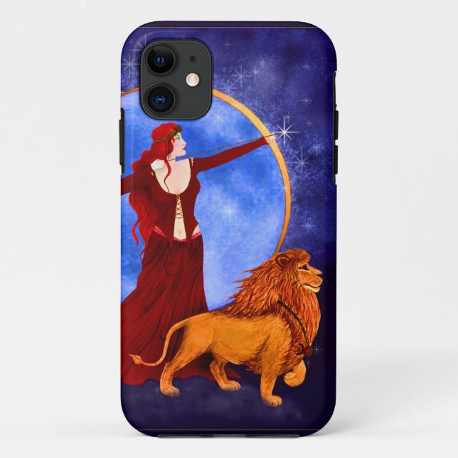 Gypsy Witch Fantasy Goddess Art Nouveau Case-Mate iPhone Case (Back)