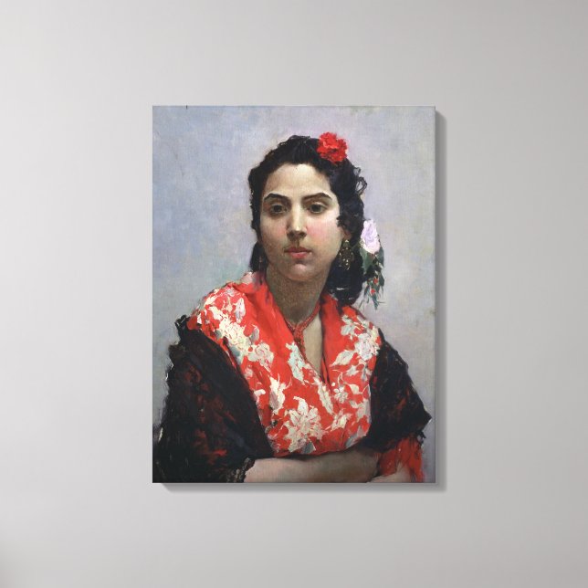 Gypsy Woman Canvas Print (Front)