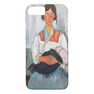Gypsy Woman with Baby, Modigliani Case-Mate iPhone Case
