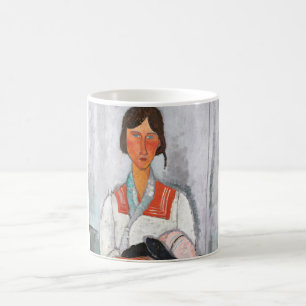 Gypsy Woman with Baby, Modigliani Coffee Mug
