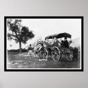 Gypsy Women in a Wagon in Turkey 1895 Poster
