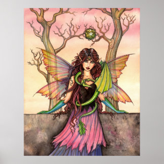 Gypsy's Dragon Fairy Poster Print