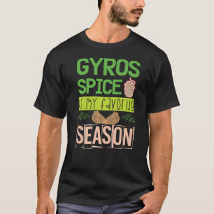 GYROS Spice Is My Favorite Season Griechenland tas T-Shirt