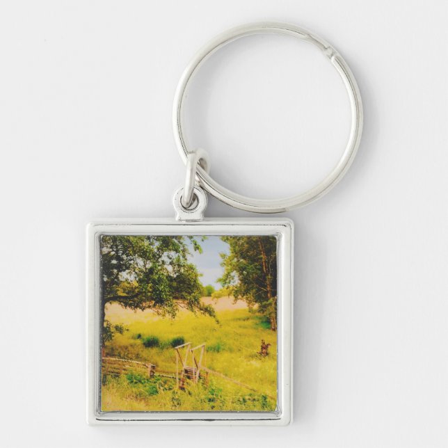 Gysinge Summer Field  Keychain (Front)
