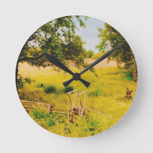 Gysinge Summer Field Round Clock
