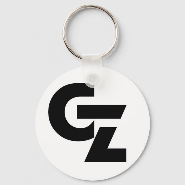 GZ Stamp Logo Keychain (Front)