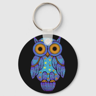 H00t Owl Midnight Madness Keychain