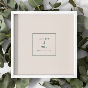 H100 Guest Signing Wedding Poster Keepsake Decor