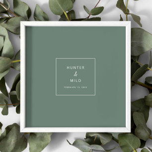 H100 Signer Mariage Poster Keepsaké Décor