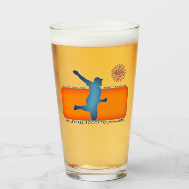 H21 Verre à pinte de logo (Devant (rempli))