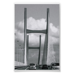 H2 4x6 noir et blanc de photographie de lettre