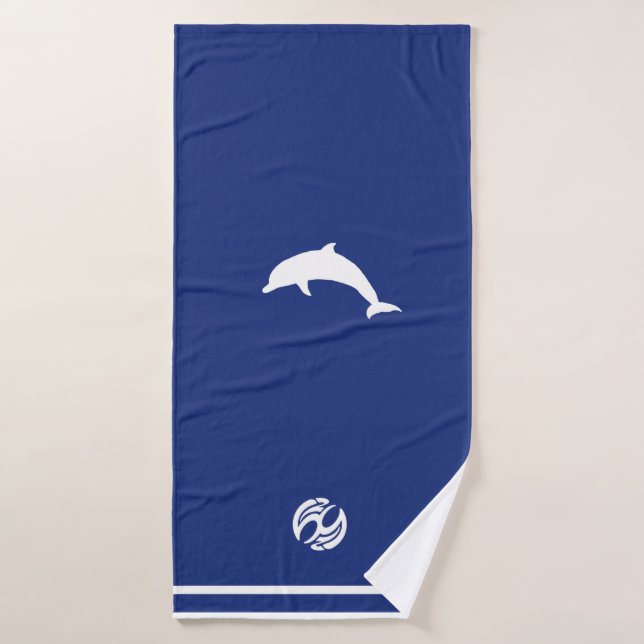 h2g2 Dolphin Bath Towel (Bath Towel)