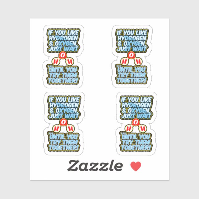 H2O frunny chemistry hydration water (Sheet)