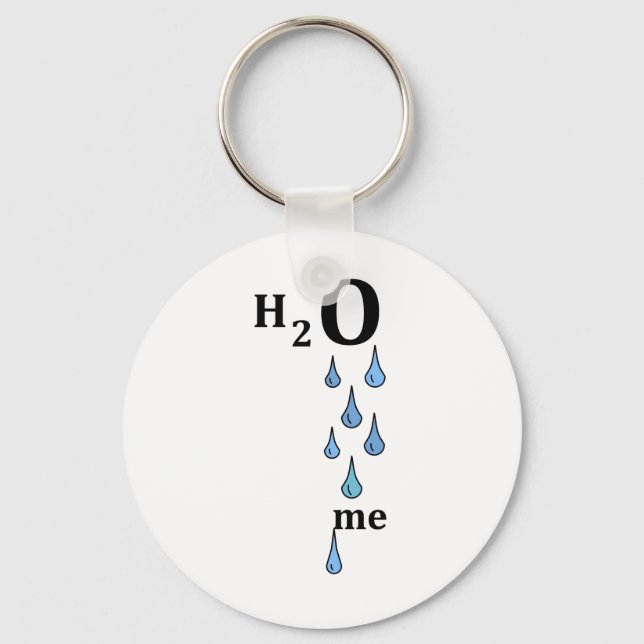 H2O me Keychain (Front)