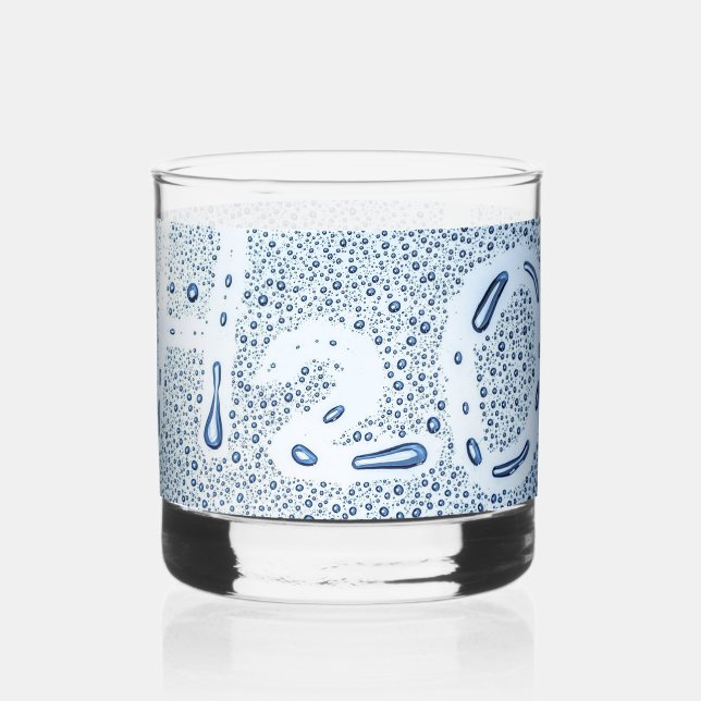 H2O Printed Personalized Rocks Glass (Front)