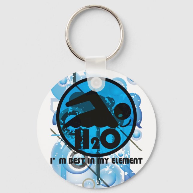 H2O_SWIMMER KEYCHAIN (Front)