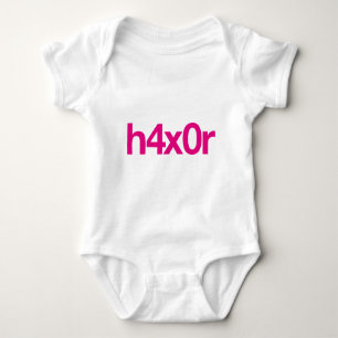 h4x0r baby bodysuit