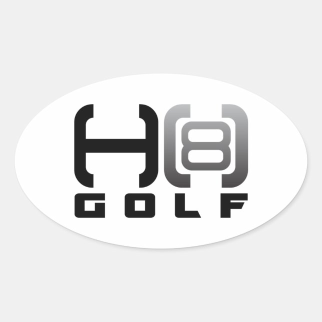 H8 Golf Stickers (Front)