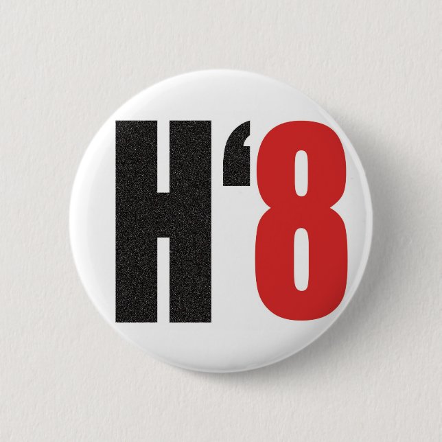 H8TE - Vote No on Prop 8 2 Inch Round Button (Front)