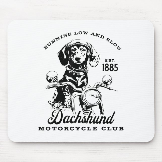 H&amp;h New Life Clothing Uni-adults Dachshund Mot Mouse Pad (Front)