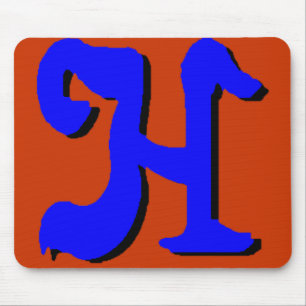 H (Blue) Mousepad